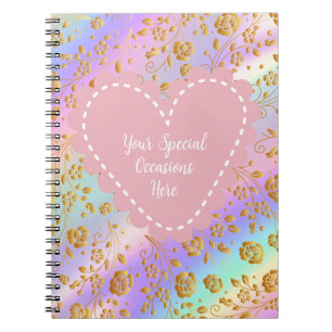 Elegant Floral Heart Frame: for Every Occasion Notebook