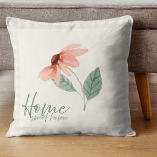 Elegant  Floral Home Outdoor Throw Pillow