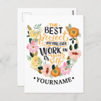 Elegant Floral Inspiration Motivation Quote