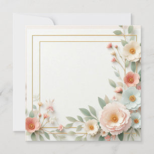 Elegant Floral Invitation
