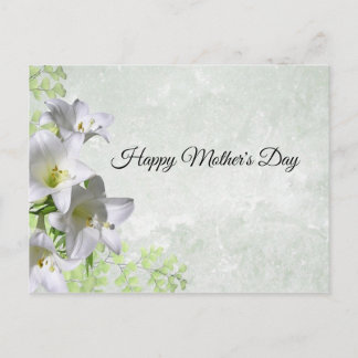 Elegant,Floral,Lily Postcard