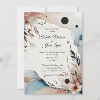 Elegant, Floral, Love Invitation