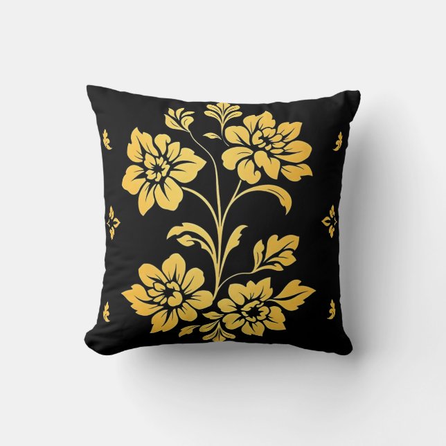 Elegant Floral Luxury Modern Collection Cushion (Front)