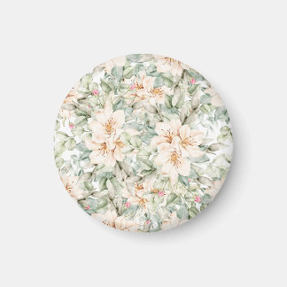 elegant floral magnet