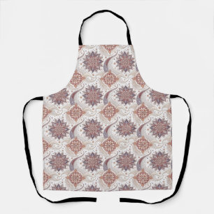 Elegant Floral Mandala Spiritual Design Pattern Apron