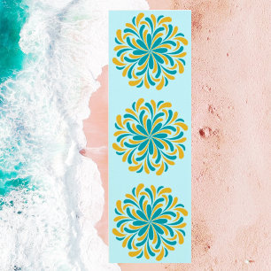 Elegant Floral Mandala Yoga Mat