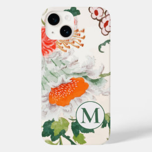 Elegant Floral Monogram Case-Mate iPhone 14 Case