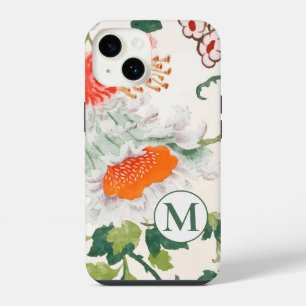 Elegant Floral Monogram iPhone 14 Case