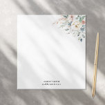 Elegant Floral Monogram Notepad<br><div class="desc">Elegant Floral Monogram Notepad</div>