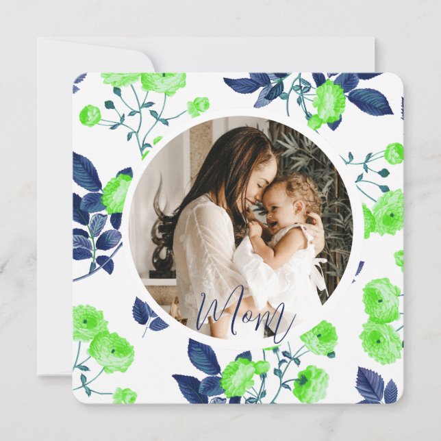 Elegant Floral Mother's Day Card (Front)