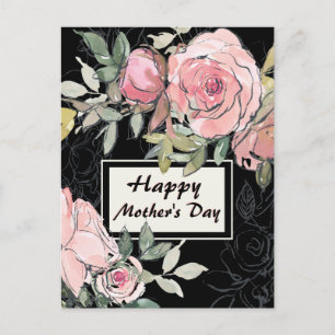Elegant Floral Mother's Day Inspirational Bible  Postcard