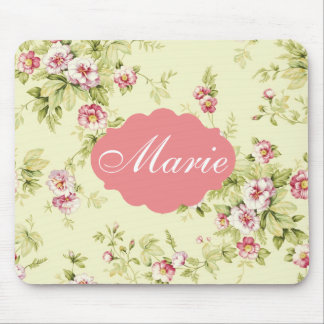 Elegant floral mousepad