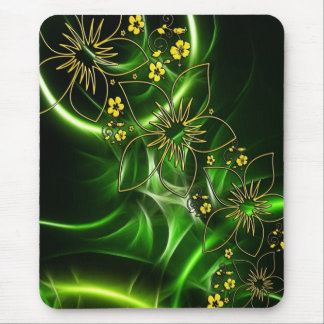 Elegant Floral Mousepad