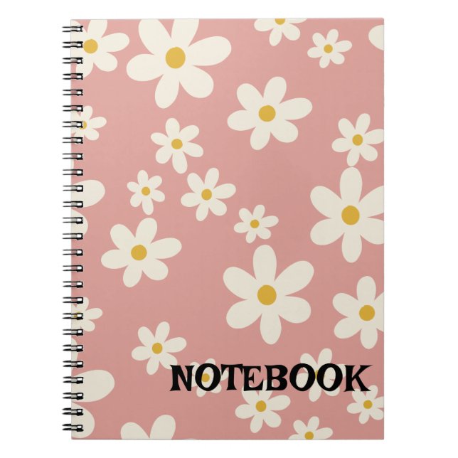 elegant floral NOTEBOOK (Front)