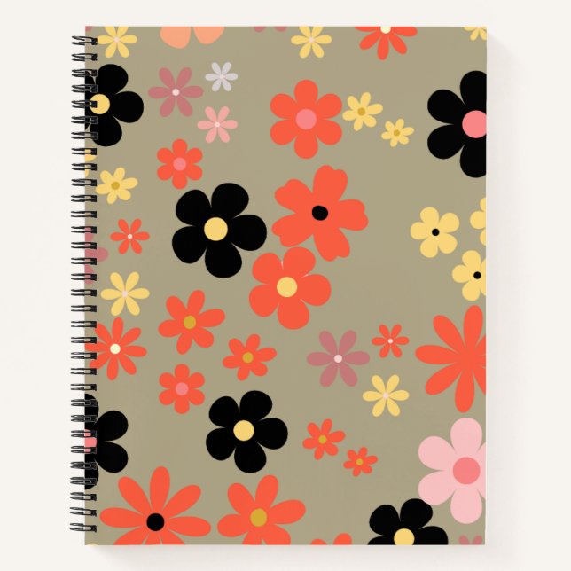 Elegant Floral Notebook (Front)