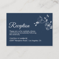 Elegant floral orchids modern simple reception