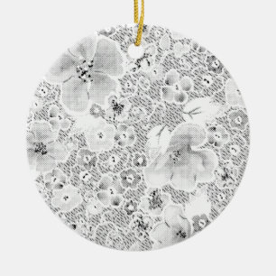Elegant Floral Ornament Timeless Keepsake