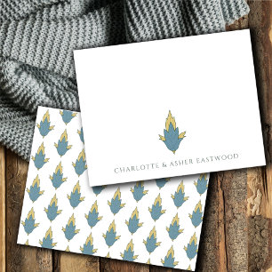 Elegant Floral Ornament Wedding Card