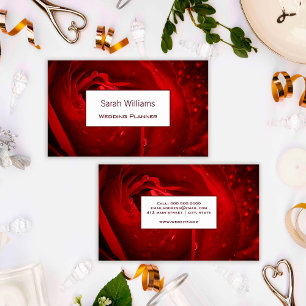 Elegant, Floral, Party, Event, Wedding Planner Business Card
