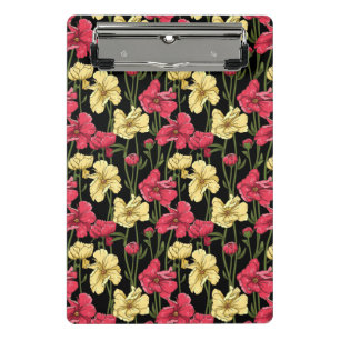 Elegant floral pattern 2 mini clipboard