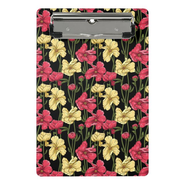 Elegant floral pattern 2 mini clipboard (Front)