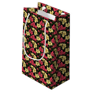 Elegant floral pattern 2 small gift bag