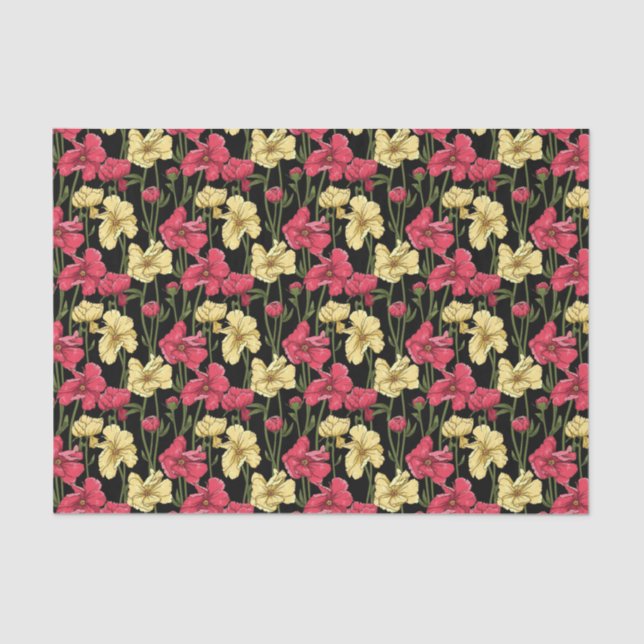 Elegant floral pattern 2 tissue paper (Front)