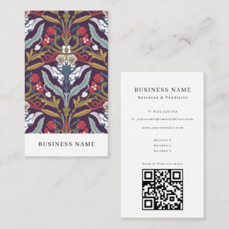 Elegant Floral Pattern Business Card