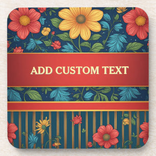 Elegant Floral Pattern Coaster