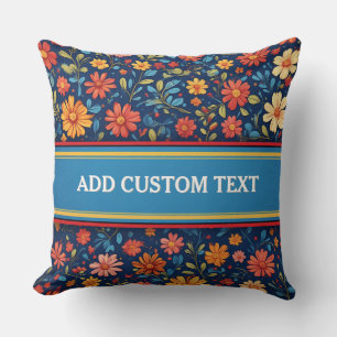 Elegant Floral Pattern Cushion
