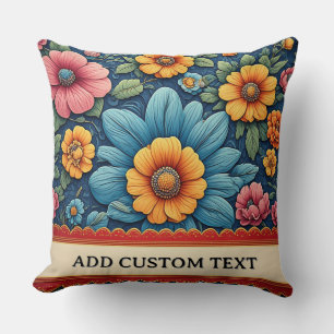 Elegant Floral Pattern Cushion
