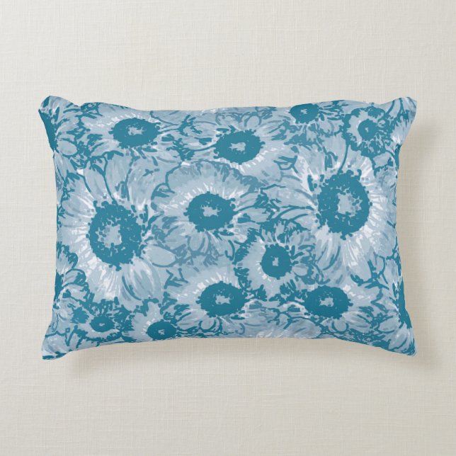 Elegant Floral Pattern Decorative Cushion (Front)