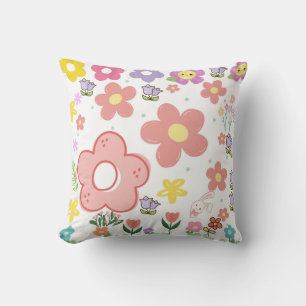 Elegant Floral Pattern Design Cushion