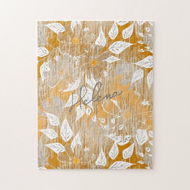 Elegant floral pattern. jigsaw puzzle (Vertical)