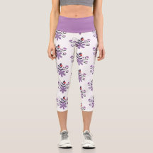 Elegant floral pattern purple violet grey red