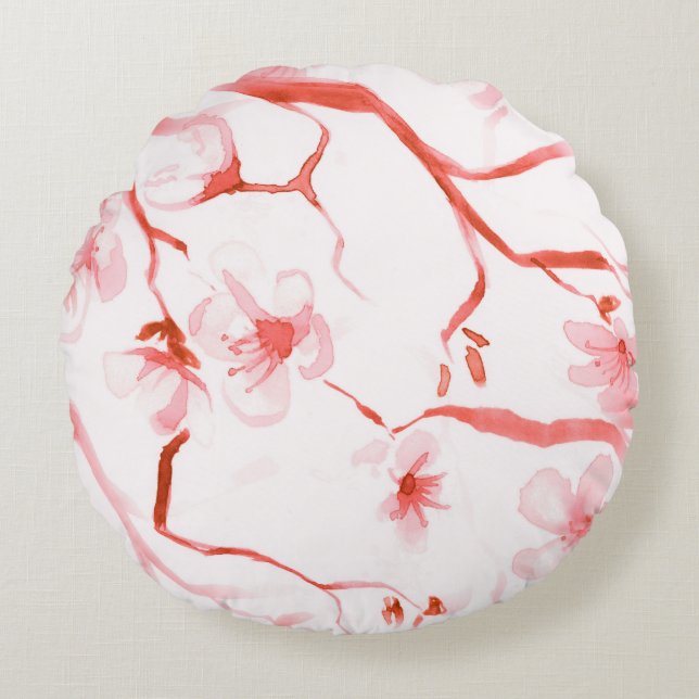 Elegant floral pattern throw pillows (Front)