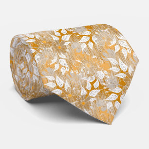 Elegant floral pattern. tie