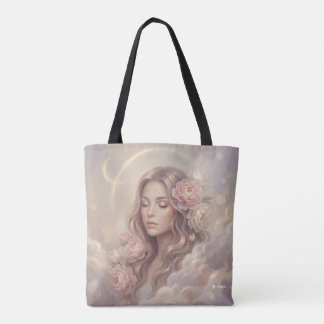 Elegant Floral Pattern Tote Bag