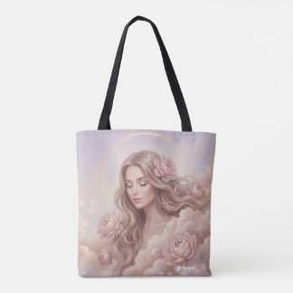 Elegant Floral Pattern Tote Bag