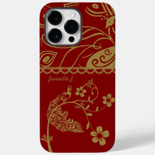 Elegant Floral Peacock Case-Mate iPhone 14 Pro Max Case