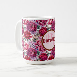 Elegant Floral Personalised Mug