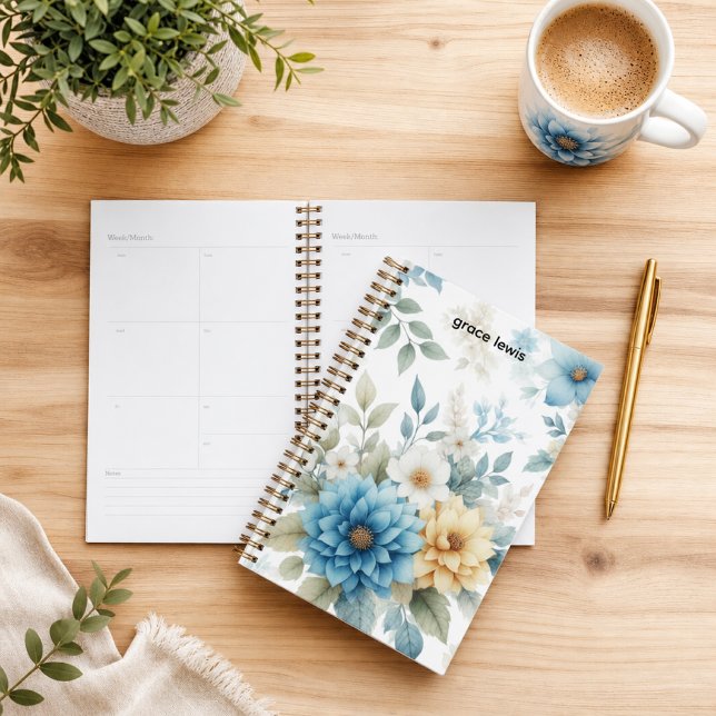 Elegant Floral Personalised Office Planner (Creator Uploaded)