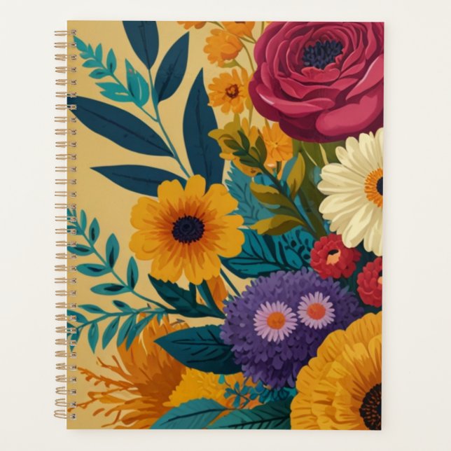 Elegant Floral Planner (Front)