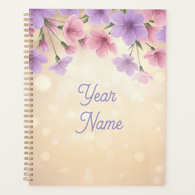 Elegant Floral Planner (Front)