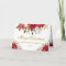 Elegant Floral Poinsettia Gold Christmas Fold