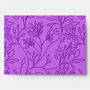 Elegant floral purple Envelope