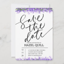 Elegant Floral Quinceañera Save the Date
