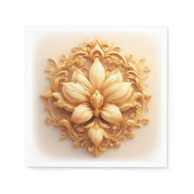 Elegant Floral Relief Design With Ornate Details