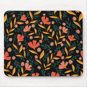 Elegant Floral Retreat Mouse Pad