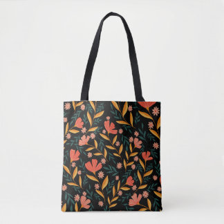 Elegant Floral Retreat Tote Bag